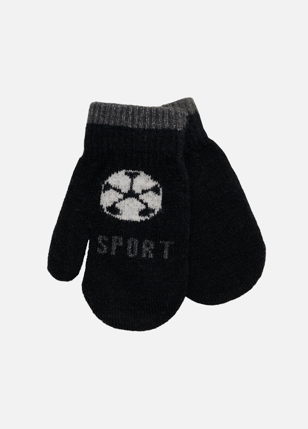 Перчатки для мальчика цвет черный CB-00259471 АТЮША (319321622)