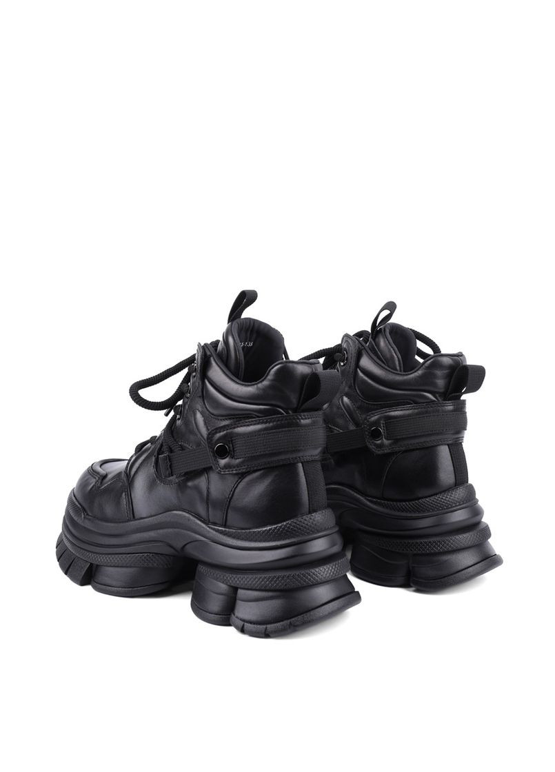 Жіночі Черевики MX6333-1X-1 Чорний Шкіра MIRATON (304203792)