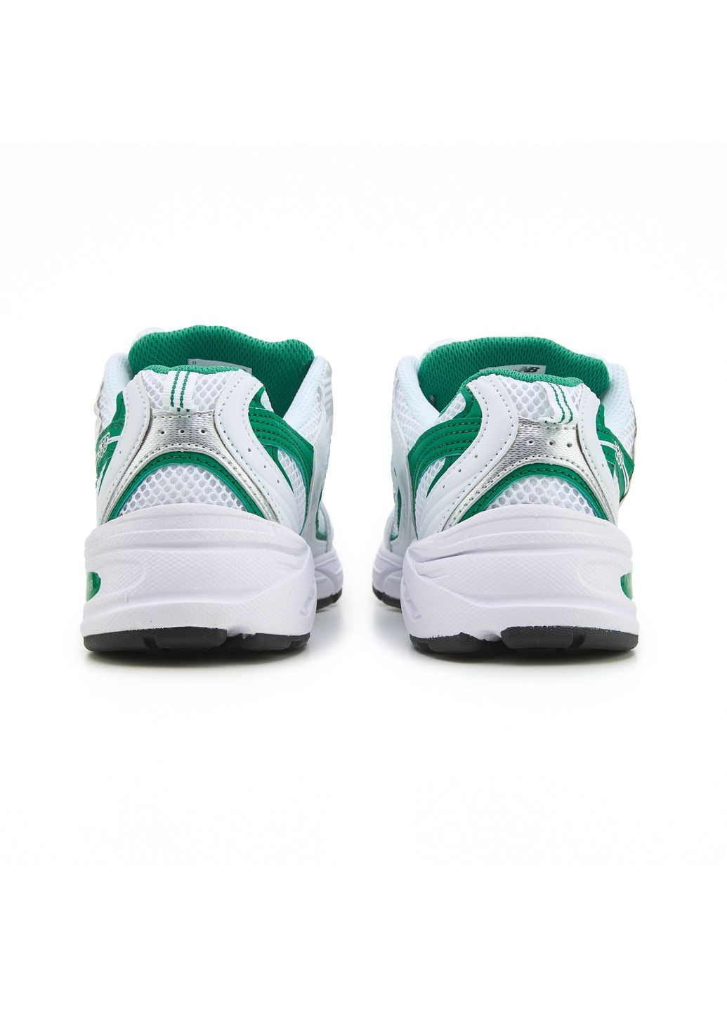 КРОСІВКИ ЖІНОЧІ NEW BALANCE 530 WHITE SILVER GREEN НЬЮ БЕЛАНС 530 No Brand сірі демісезони (369388805)