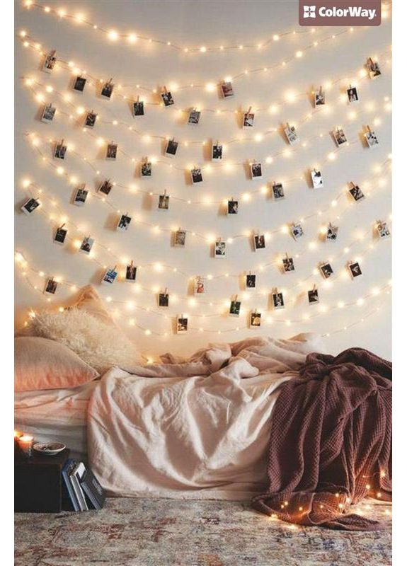 Светодиодная гирлянда (CW-LCP-40L42BU) 40LED, 4.2м, с прищепками для фото, USB Colorway (370976712)