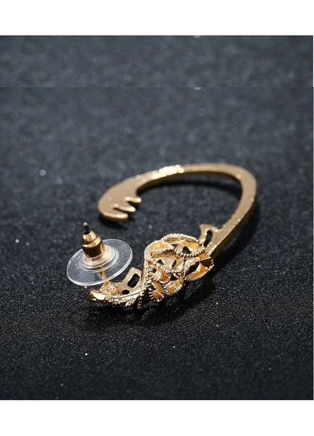 Ажурна сережка - каффа на ліве вушко, 10-428 No Brand (362587462)