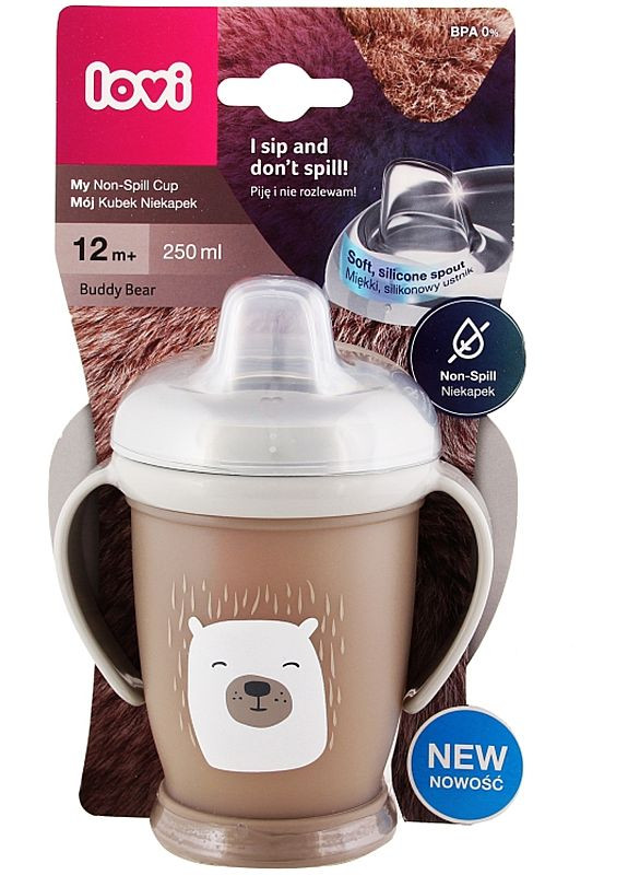 Кружка-непроливайка, от 12 месяцев Buddy Bear Junior 250ml (2-815008) Lovi (369794890)