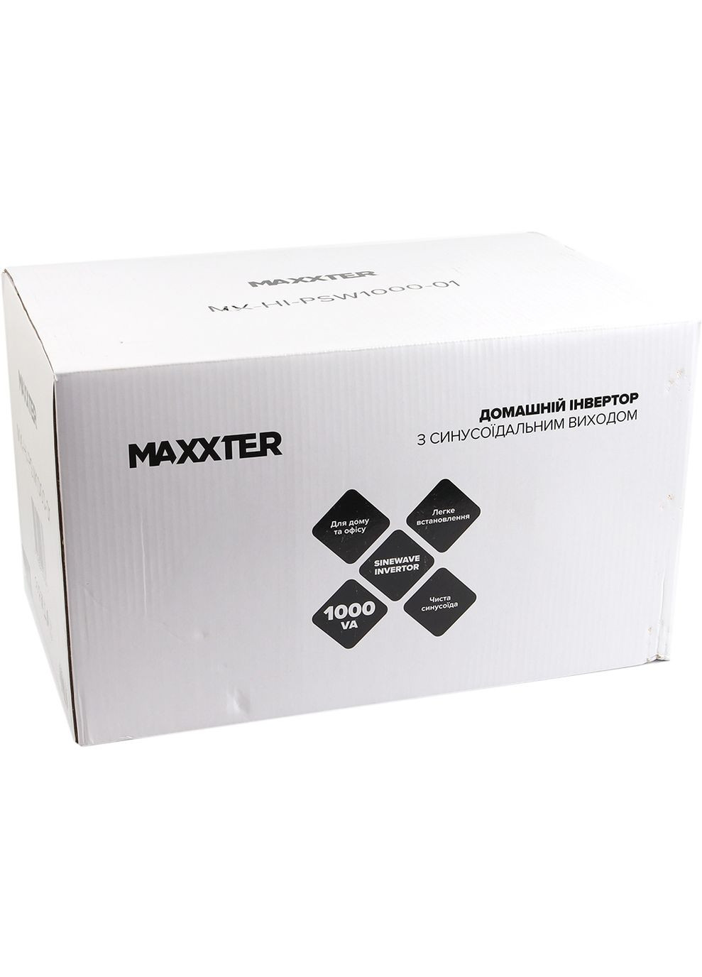 ИБП MXHI-PSW1000-01, длительного действия, 1000 ВА (600 Вт), без АКБ Maxxter (314777692)