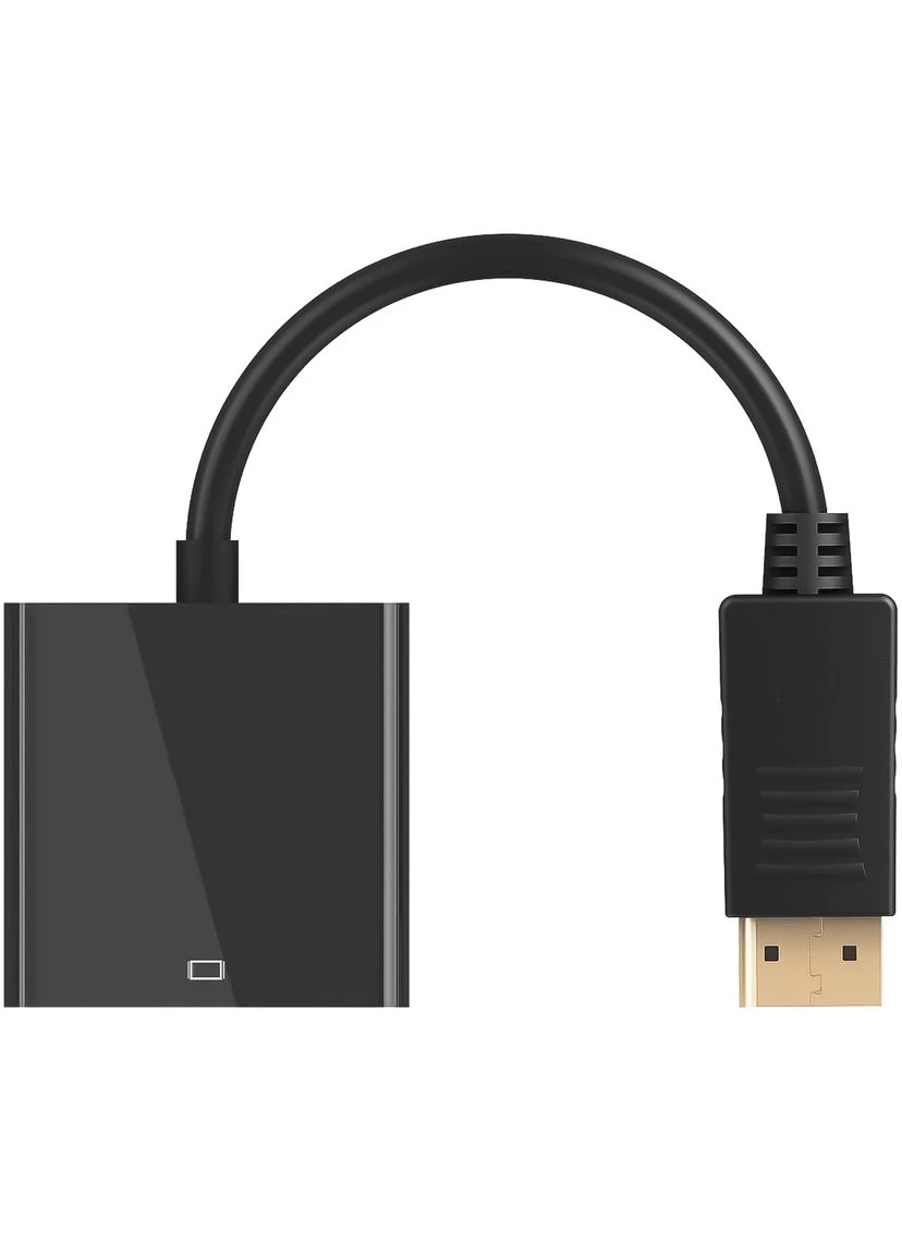 Адаптер, конвертер цифрового відеосигналу з DisplayPort на аналоговий VGA DP2VGA-01, Full HD 1080P Addap (376267572)