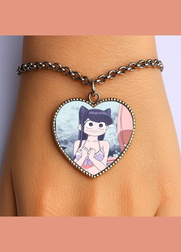 Браслет Аніме У Комі сан проблеми зі спілкуванням #003 (серце) No Brand (329331118)