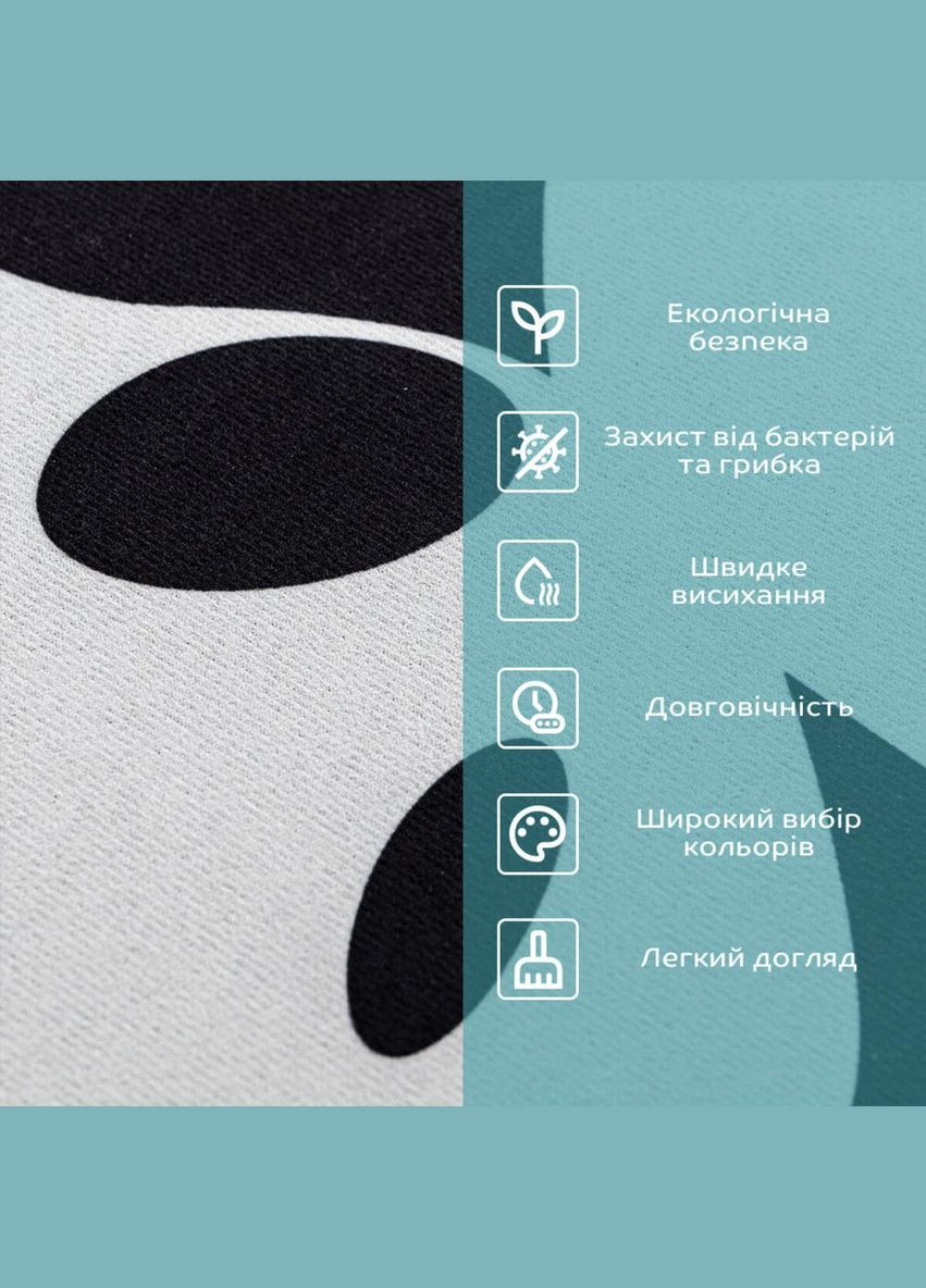 Вологопоглинаючий килимок Панда 40*60CM*3MM(D) SW-00002563 Sticker Wall (322057093)