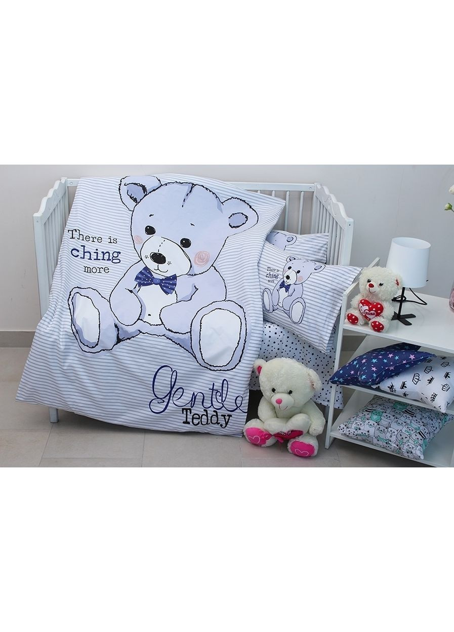 Детский комплект постельного белья Teddy Белый В кроватку 40x60 см Tag (348433793)