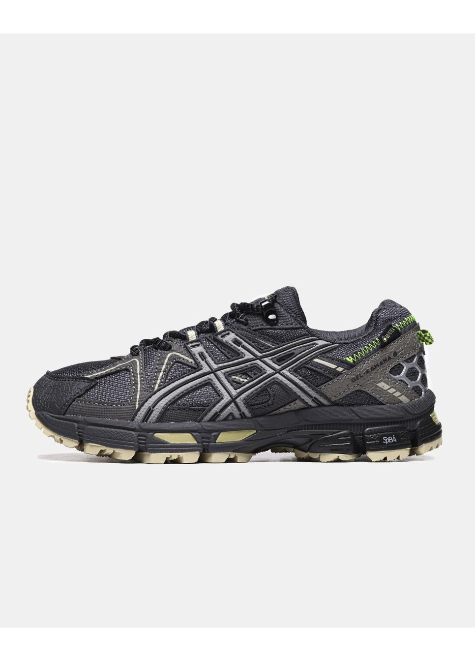 Черные демисезонные кроссовки мужские asics gel-kahana 8 gray marathon running gore-tex асикс гель кахано No Brand