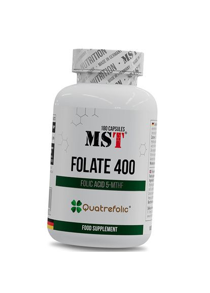 5-метилтетрагидрофолат, Folate 400 Quatrefolic, 180капс (36288041) MST (353501895)