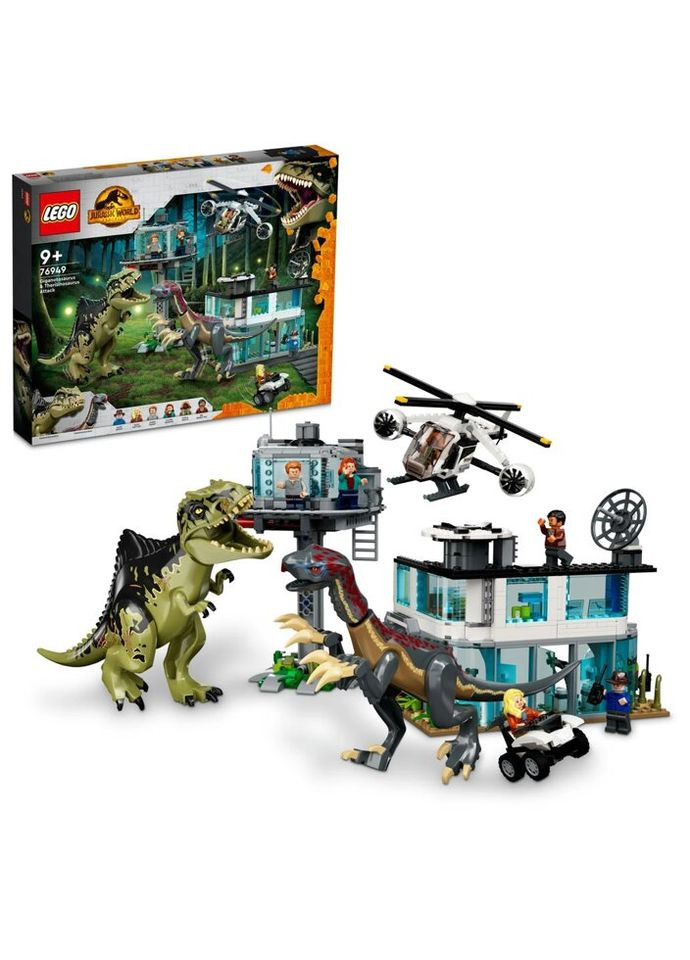 Конструктор Jurassic World Нападение гиганотозавра и теризинозавра 810 деталей (76949) Lego (281425499)