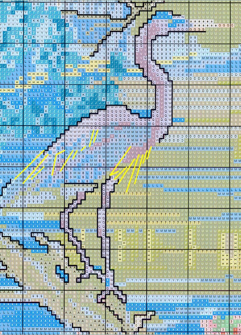 Набор для вышивания по нанесённой на канву схеме "Sailing". AIDA 14CT printed 56*45 см Joy Sunday (313614450)