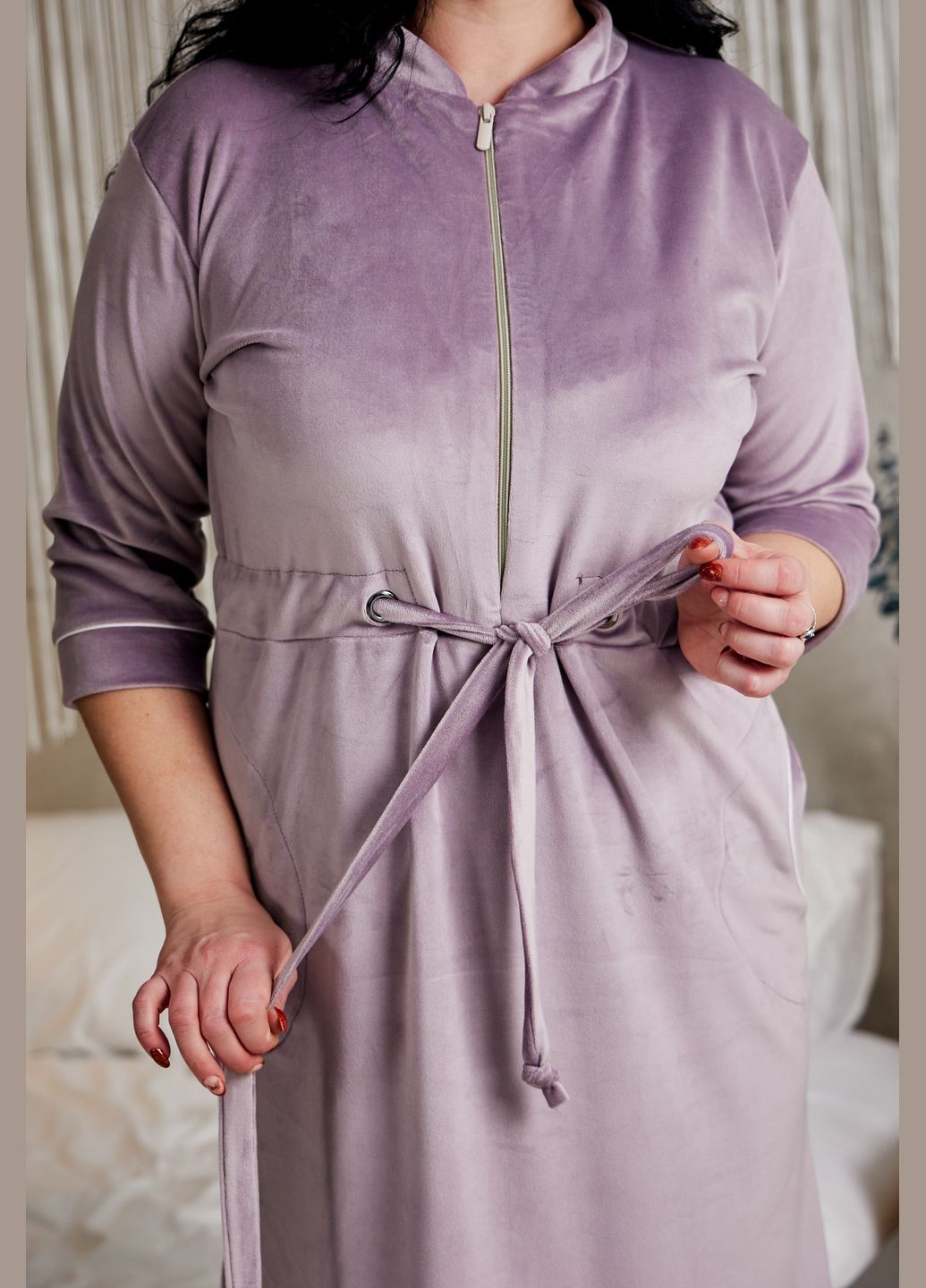 Сукня домашня велюрова, халат домашній велюровий No Brand сукня (315635058)