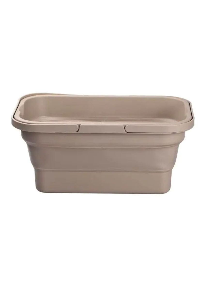 Складная корзина для пикника с крышкой-столиком 44.8х26х14 см Бежевая SJ-0120BE (A-033906) LUGI (361242406)