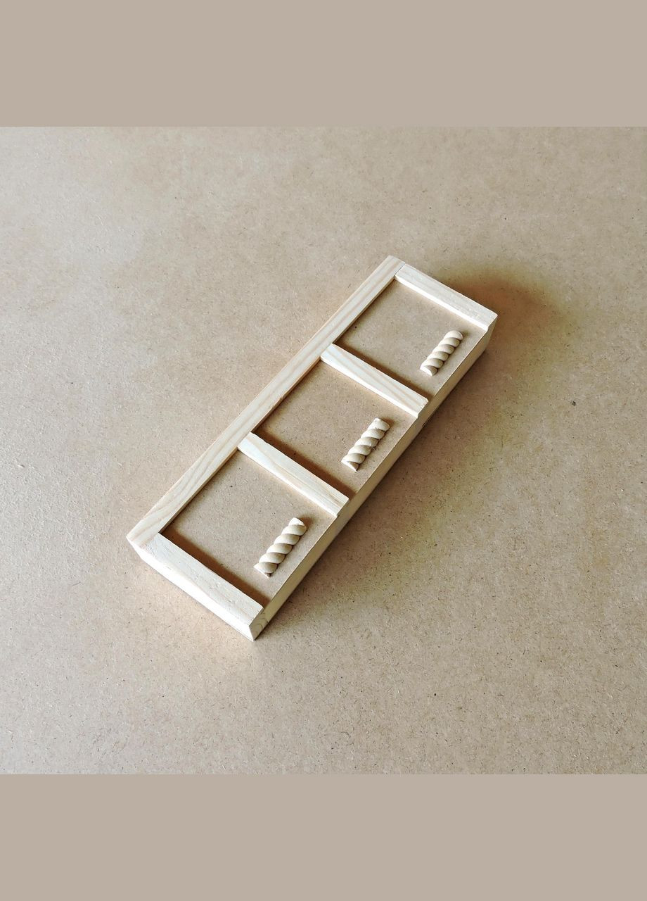 Пенал дерев'яний "Нарцис 3" 10х30х4см No Brand (328910980)