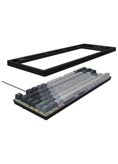 Клавиатура Azar 514TKL RGB Mechanical USB UA White/Grey (LRG-GK514TKL-WH-UA) LORGAR Azar 514TKL RGB Mechanical USB UA White/Grey (358067280)