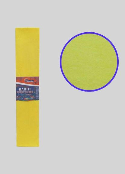 Бумага гофрированная KR55-MIX1 55% 20г/м2 (50см.х200см.) (4823322151115) Жёлтый J.Otten (325221540)