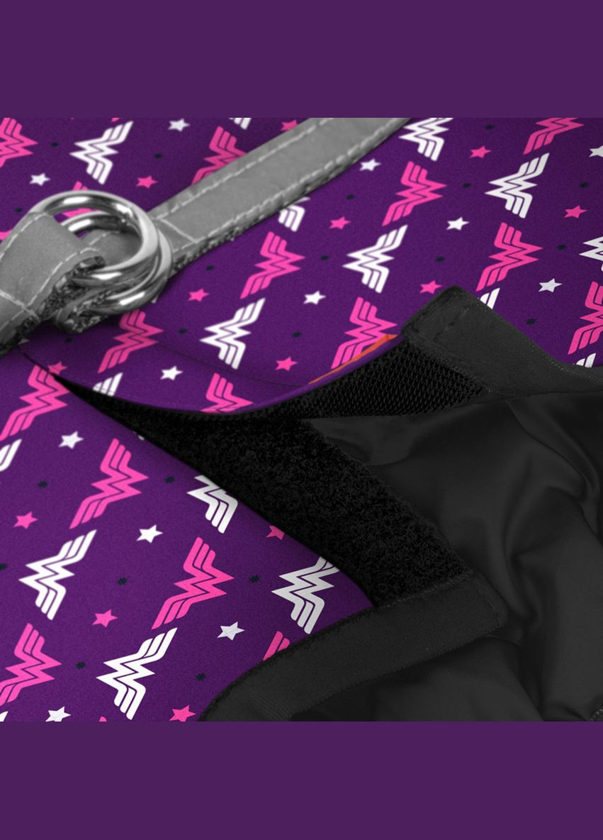 Шлей для собак мягкая Clothes "Дивушка фиолет" S2, В 46-50 см С 43-45 см WAUDOG (279566664)