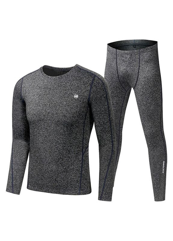 Термобелье мужское NYXT19JBYD-1 Gray 3XL утепленное флисовое спортивное на каждый день Xintown (342118355)