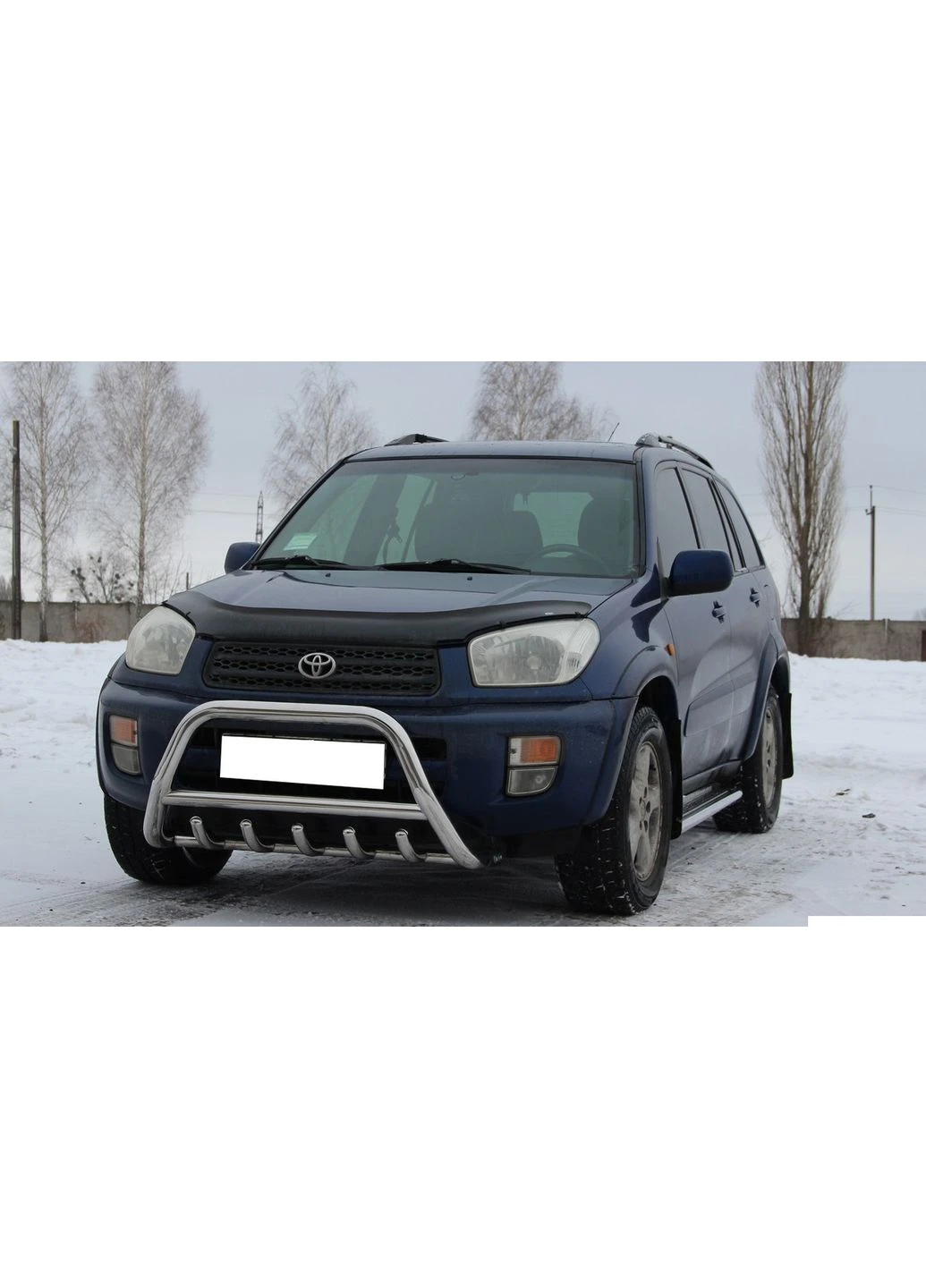 Кенгурятник WT003 (нерж) для Toyota Rav 4 2001-2005 гг CAN (389045823)