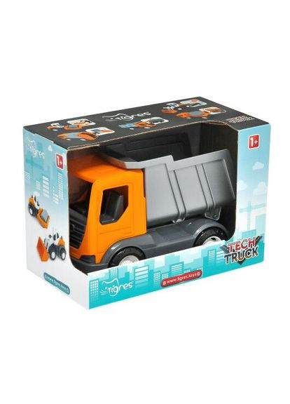 Машинка Tigres Tech Truck вантажівка в коробці (асорт.) (39477) Wader (365590522)