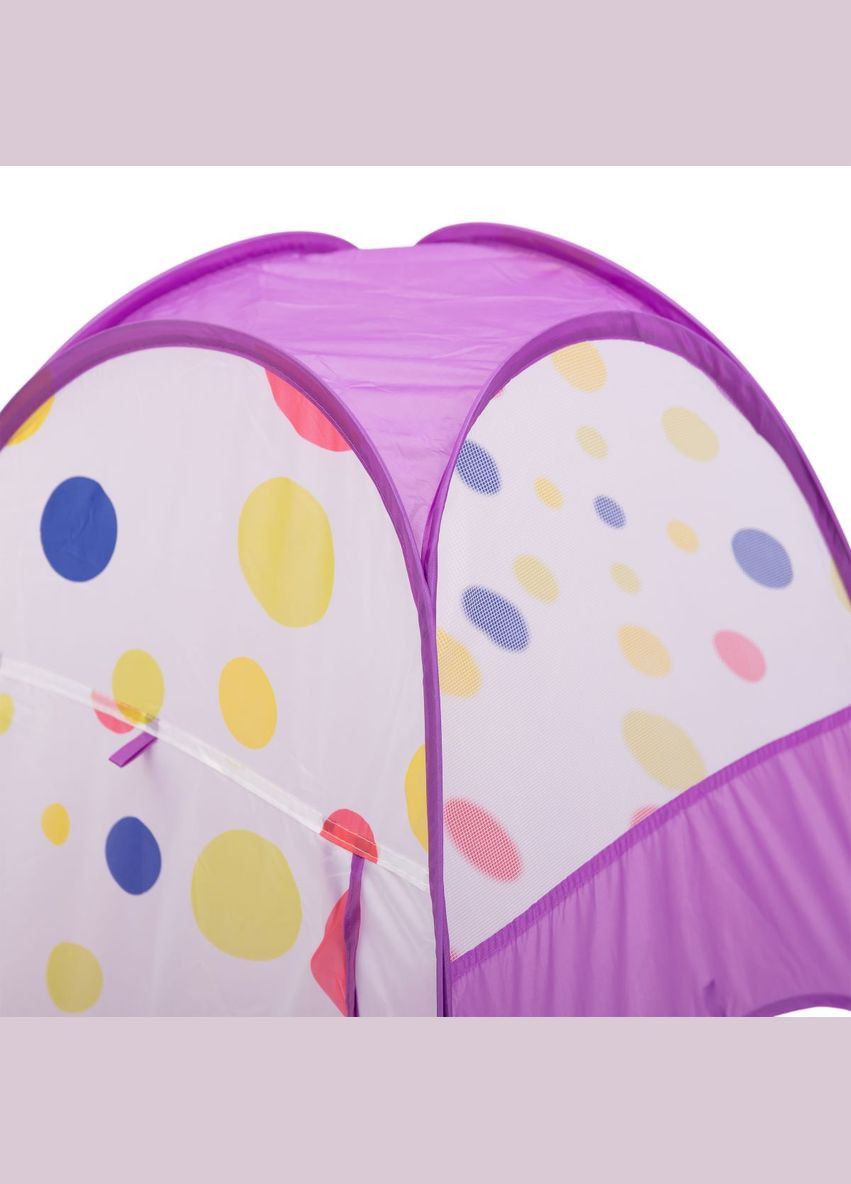 Палатка детская 3 в 1 70×70×90 см игровая палатка с туннелем и бассейном Фиолетовый HP-S-4NDV LUGI (370707695)