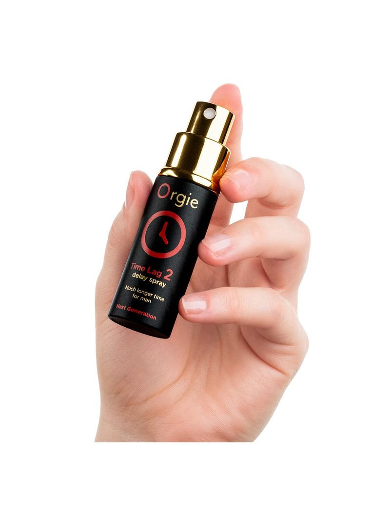 Спрей-пролонгатор Time Lag 2 Delay Spray, 10 мл, без анестетиков, с экстрактом дамианы Orgie (317270165)