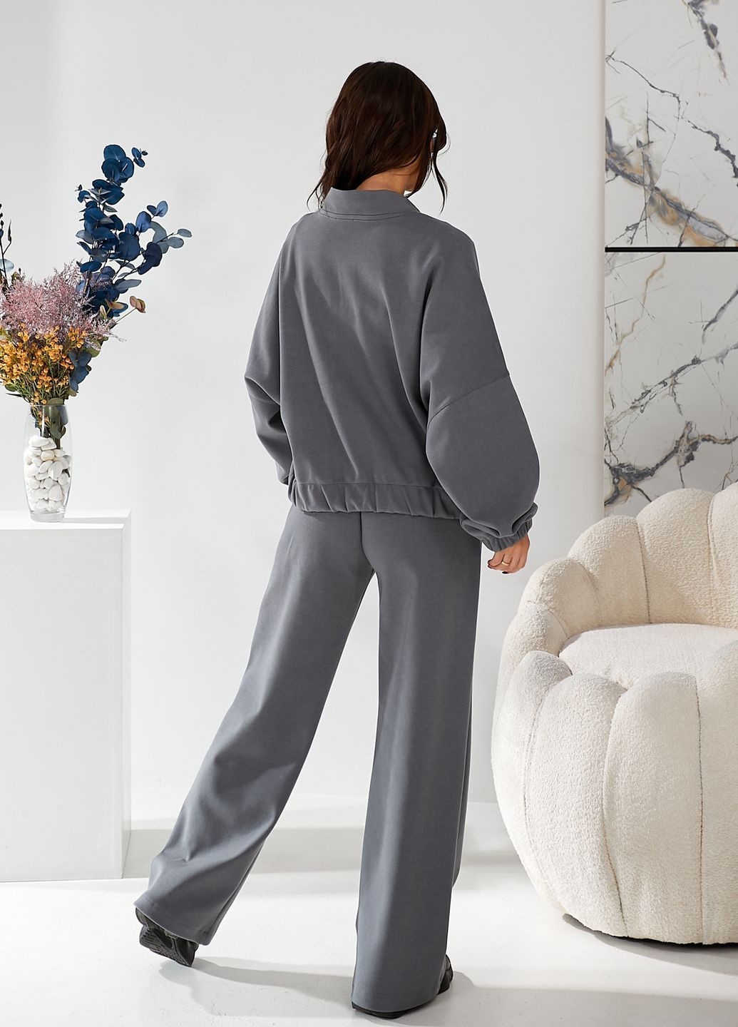 Спортивный костюм женский оверсайз No Brand (322986752)