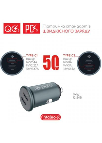 Зарядний пристрій Intaleo ccgqpd250 (268144990)