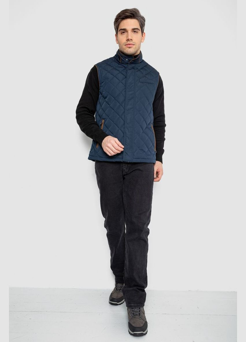 Жилетка чоловіча демісезонна, колір темно-синій, 244RM5 Ager (313292817)