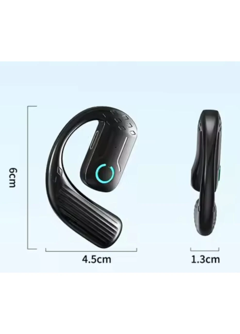 Поворотна гарнітура bluetooth 5.4 навушник Чорний YS-01 No Brand (378026778)