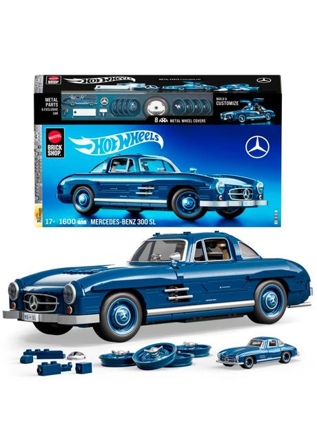 Конструктор Brick Shop Mercedes-Benz 300 SL 1600 деталей (HWW25) Hot Wheels (370255255)