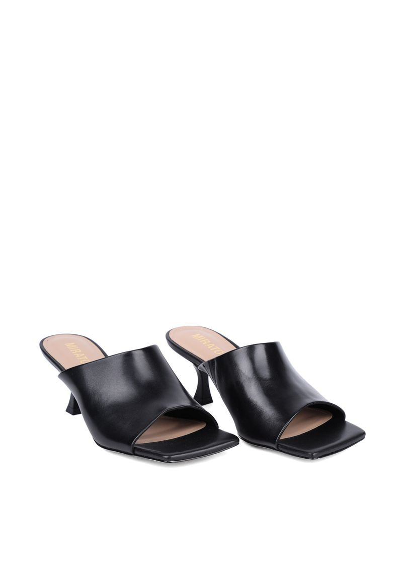 Жіночі Сабо 558L-06-S10 Чорний Шкіра MIRATON (327538650)