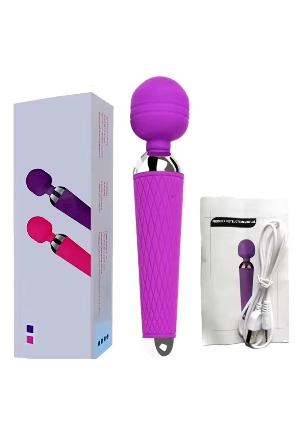 Вібратор-мікрофон для кліторальної стимуляції, точки G, стимуляції усіх ерогенних зон рожевий No Brand (313241107)