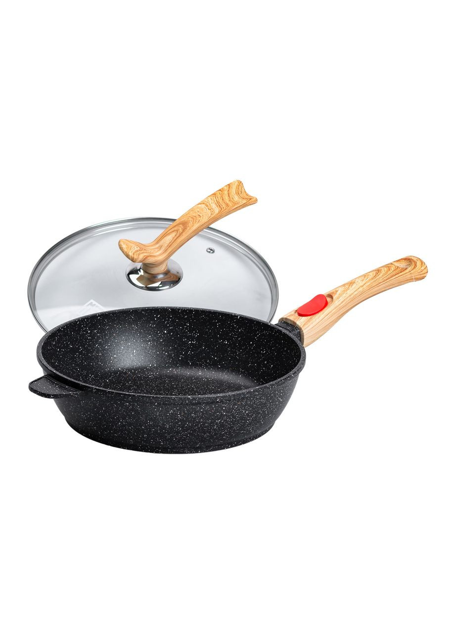 Сковорода універсальна алюмінієва 26 см зі знімною ручкою, чорний MGC (322771164)