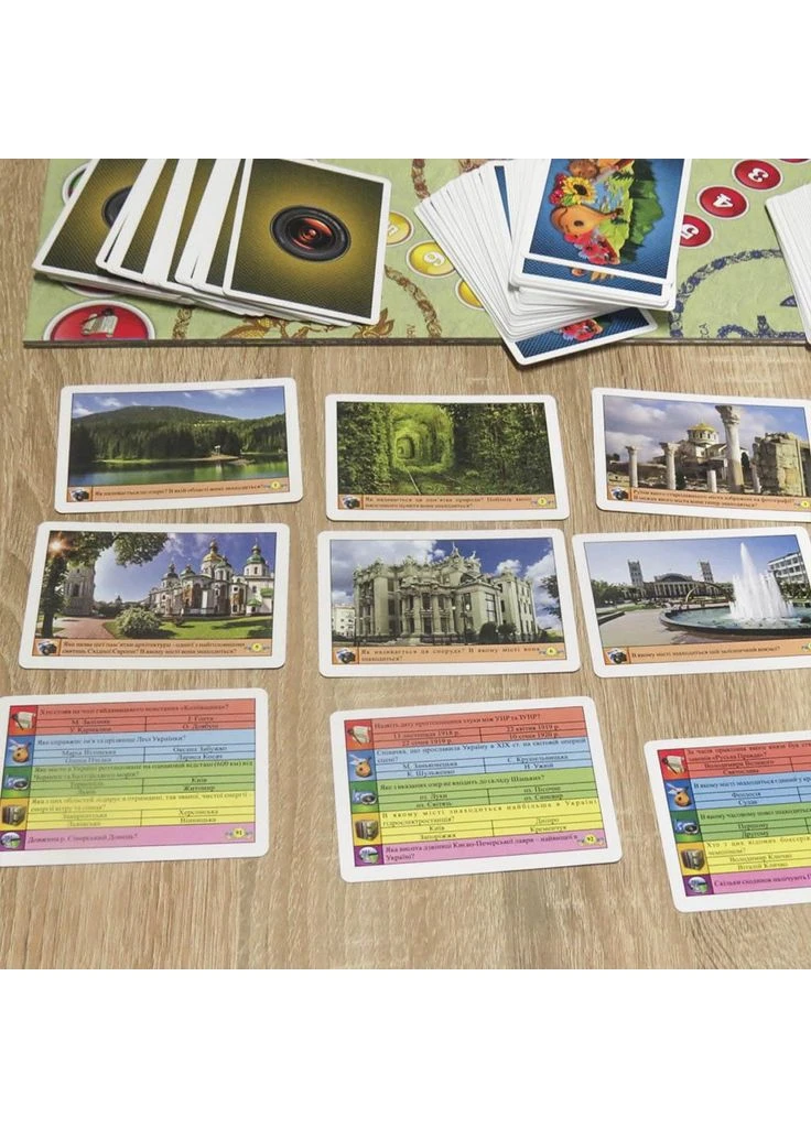 Настольная игра Викторина Украина Разноцветный (SR-113-N-594) Artos Games (401828484)