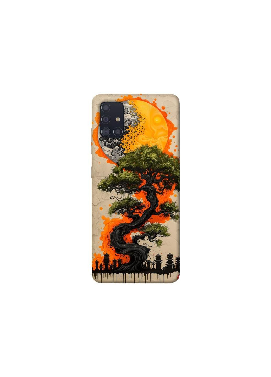 Чехол на Samsung Galaxy A51 Дух Японии v3 Frontalka (353335628)