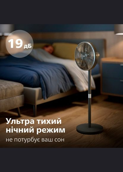 Вентилятор для підлоги CX3550/01 48 Вт чорний Philips (364760211)
