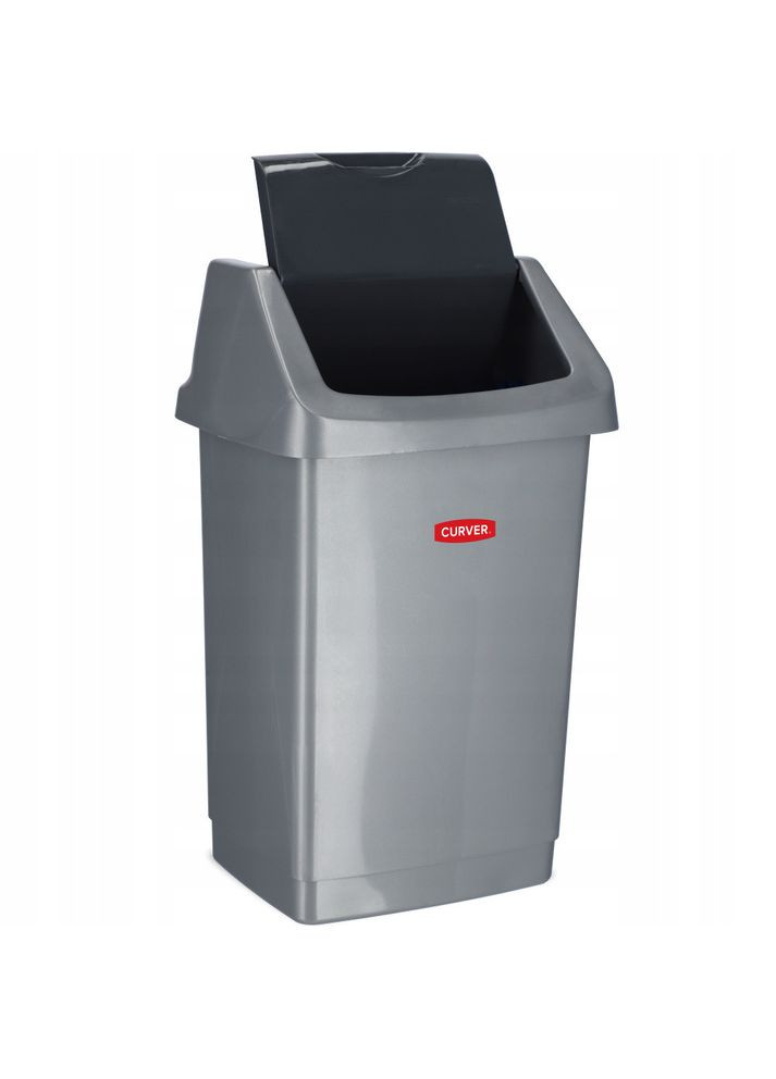 Контейнер для сміття з поворотною кришкою Click-It 50 л (04045) Мармуровий Curver (334005659)