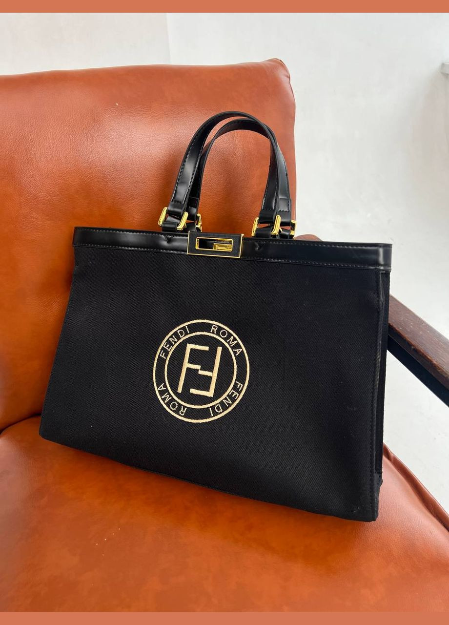 Сумка з лого Fendi Vakko (314818098)