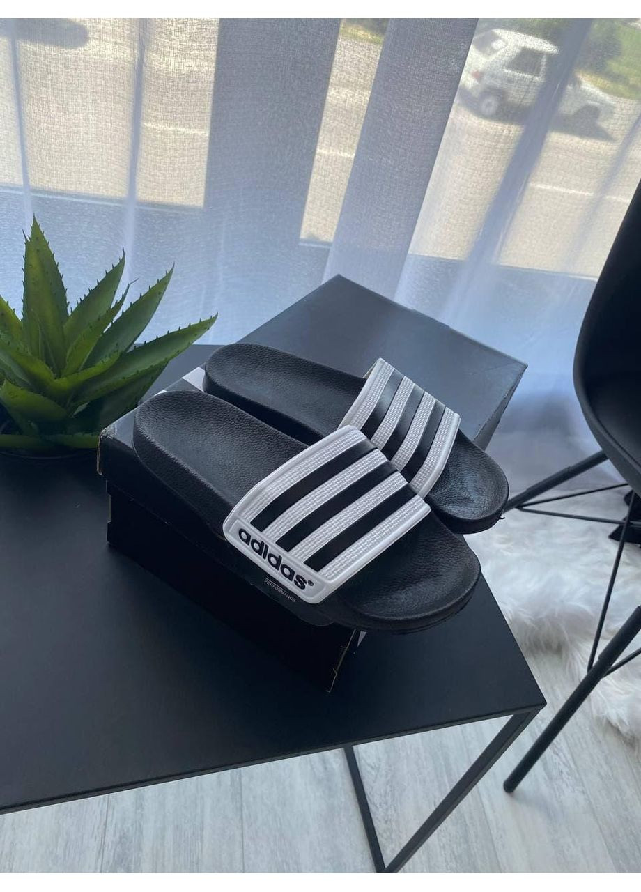 КРОССОВКИ ЖЕНСКИЕ ADIDAS BLACK WHITE 4 АДИДАС No Brand чёрные демисезоны (367175761)