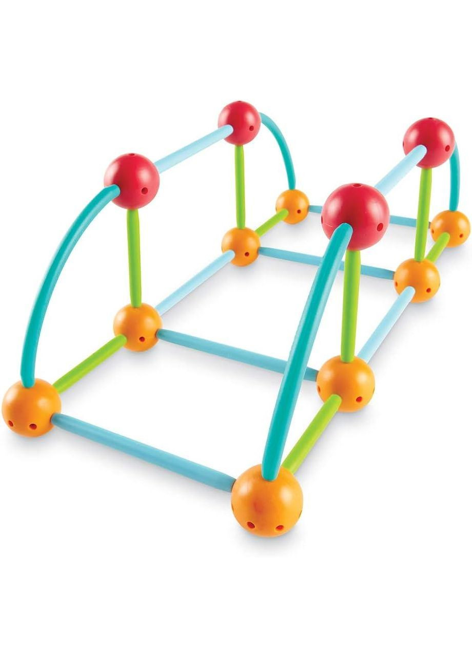 Развивающий конструктор "Геометрические фигуры" (58 предметов) STEM Explorers Geomakers Learning Resources (338426029)