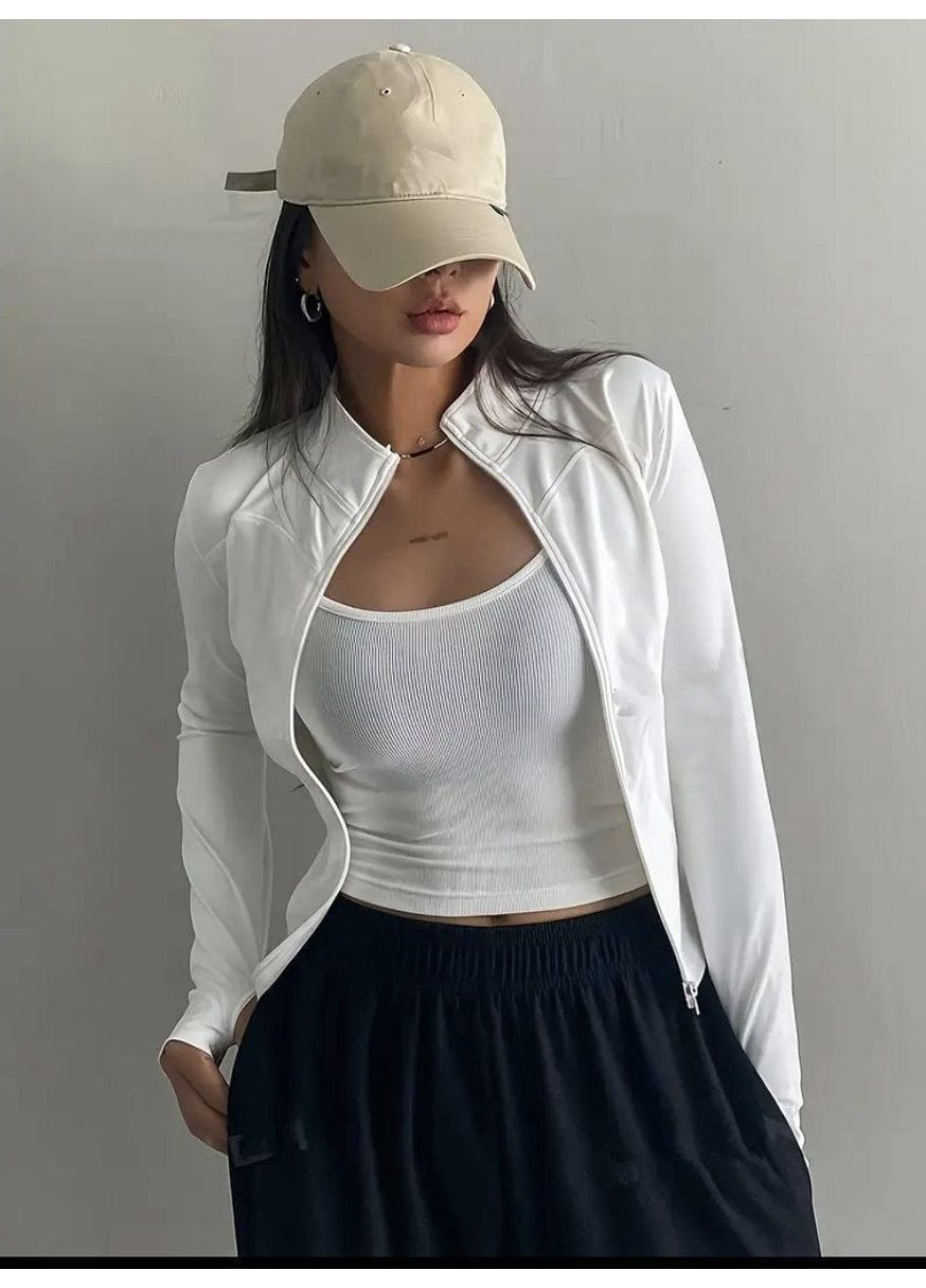 Жіночий однотонний топ з довгим рукавом, тканина мікродайвінг, чорний No Brand (362490407)