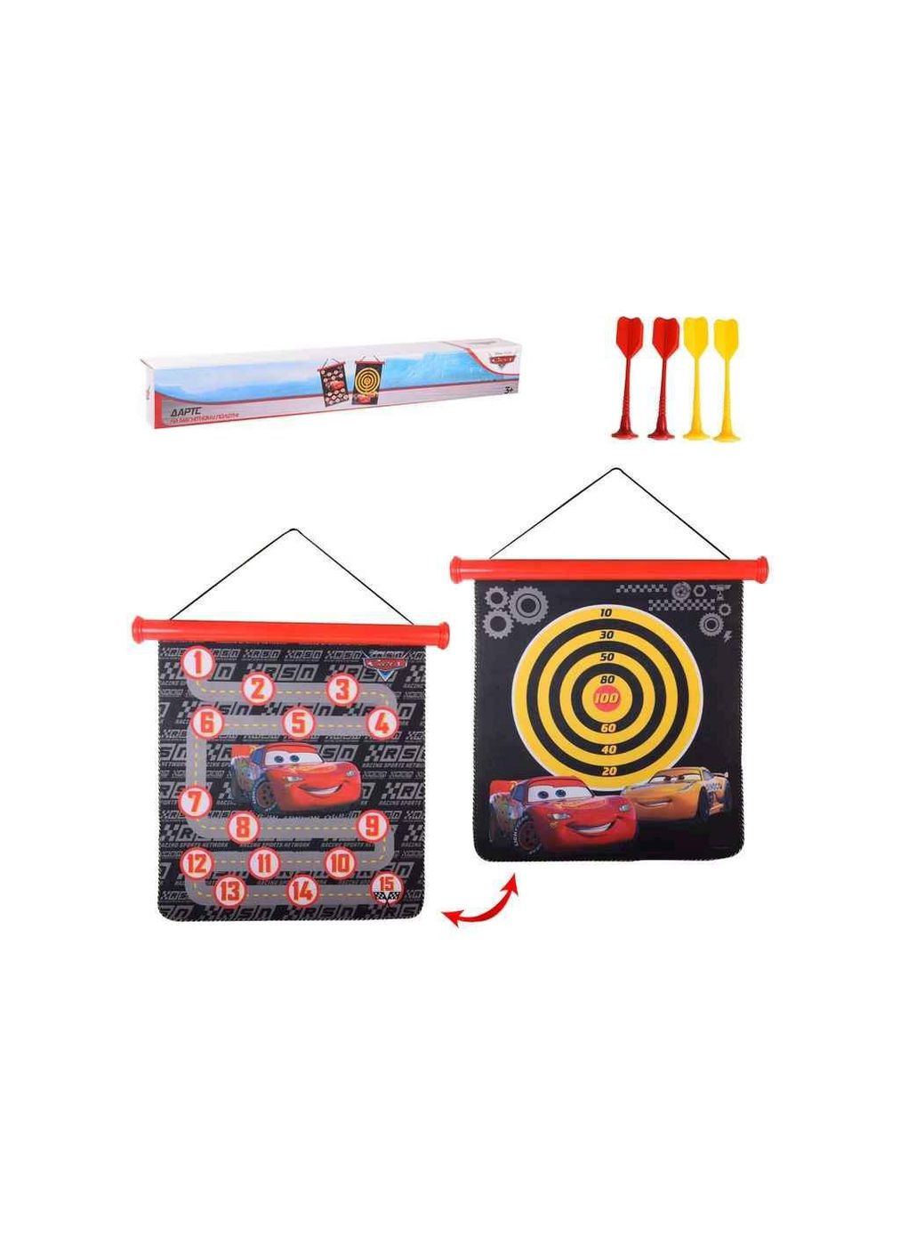 Дартс магнітний Тачки арт.LD1125 ТМ 7Toys (323216410)