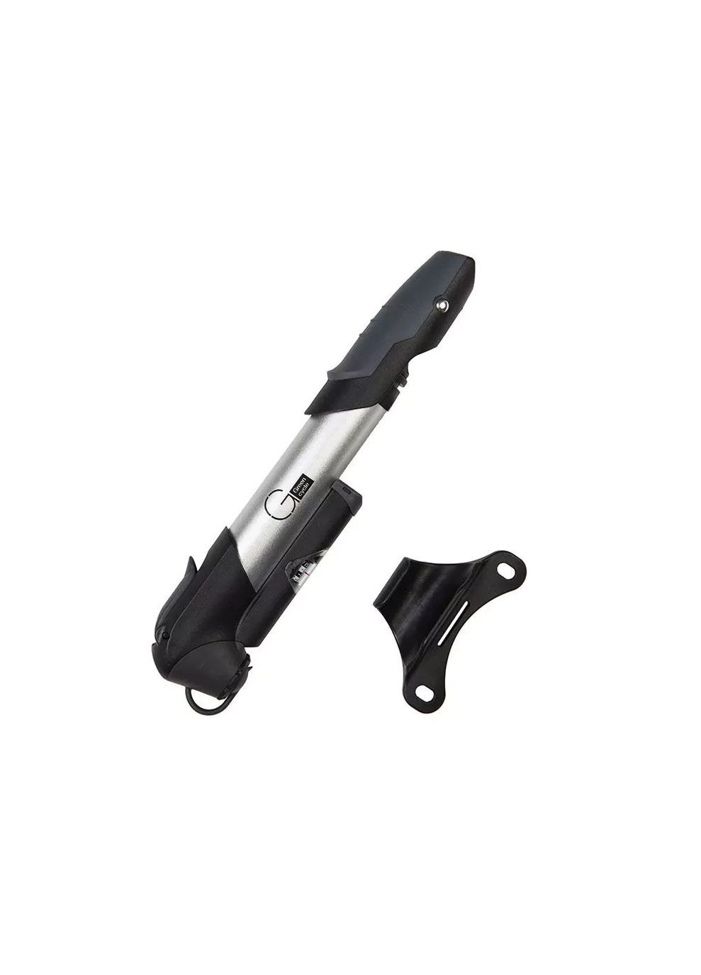 Велонасос GPM-196P алюмінієвий з манометром, presta + schreder Green Cycle (370786392)