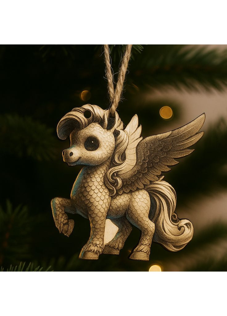 Декоративна іграшка-декор Пегас 7*7 см (DN-892) Luxyart (363987475)
