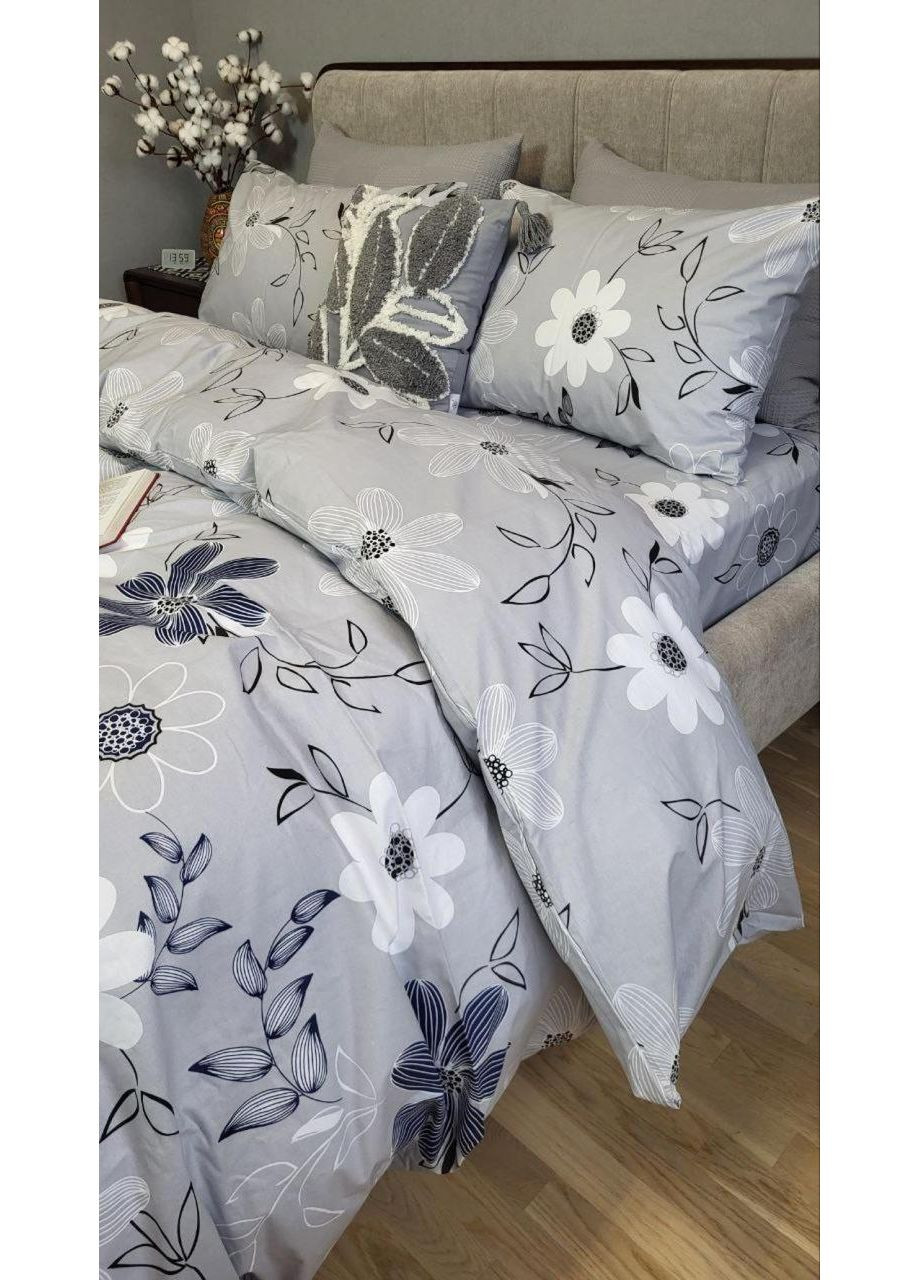 Постільна білизна з резинкою Маріса, бязь PREMIUM Полуторний розмір, наволочки 50/70 No Brand (364220847)