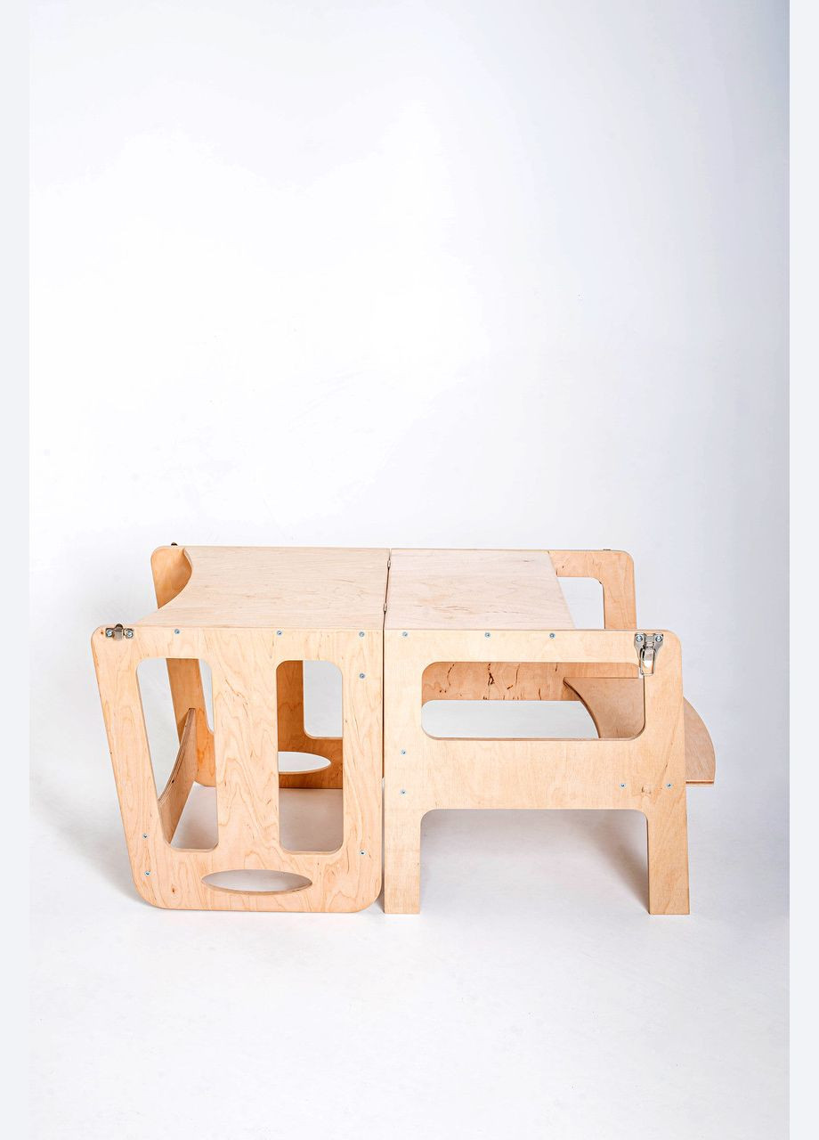 Башня помощник трансформер Монтессори 3 в 1 стол со стулом Yoko Tower (361225196)