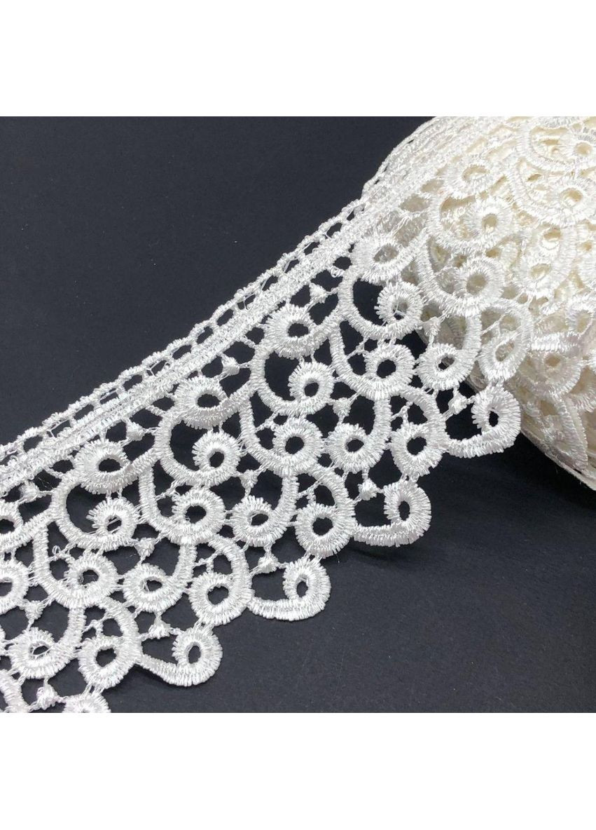(1 метр) Мереживо макраме 7 см "Сандра" колір - айворі Plus-plus (352749288)