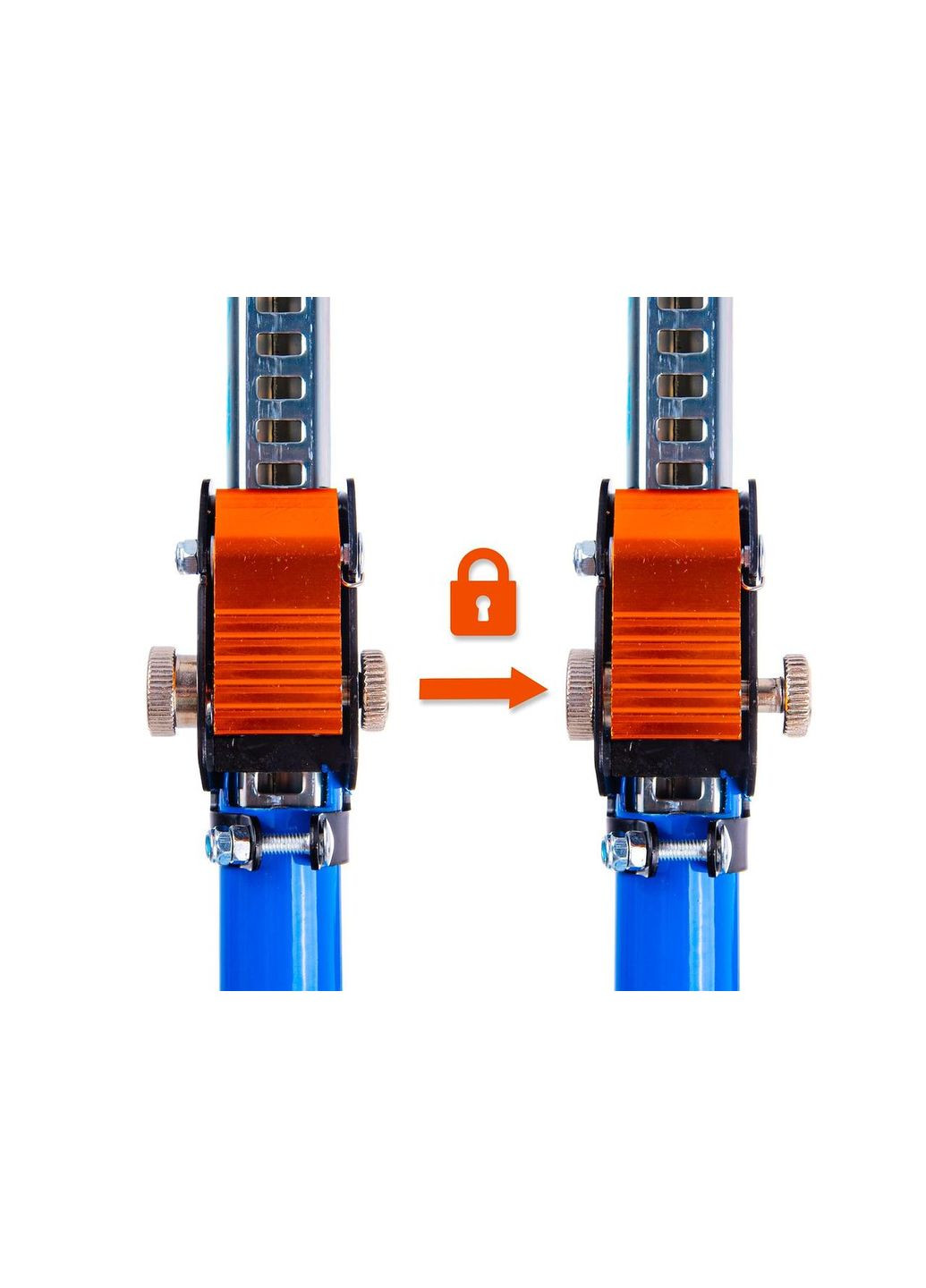 Телескопічна опора " " на 60 кг 1.60-2.90 м Geko (365751120)