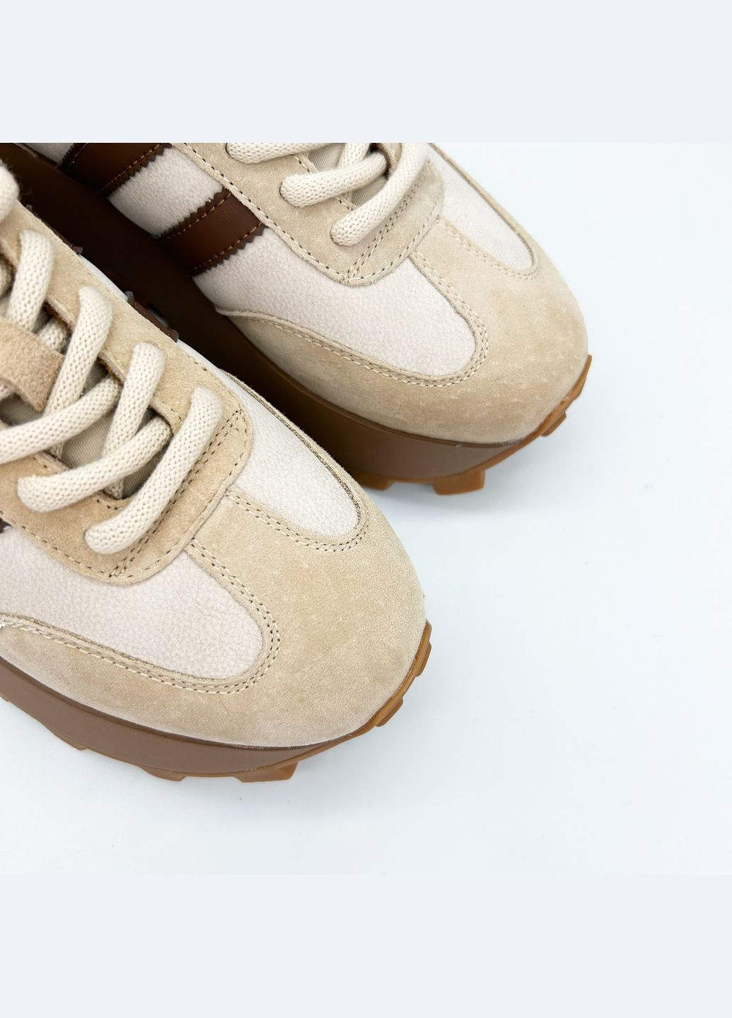 Кроссовки (р) Кожа/Нубук 0-1-1-AM-8037R-87-3 Baderus бежевые демисезоны (328835830)